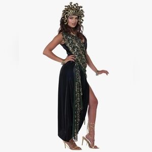 California Costume Sexy Sedusa Medusa Adult Women Greek Halloween Costume Large.